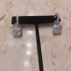 Dainty Sterling earrings by Judith Ripka